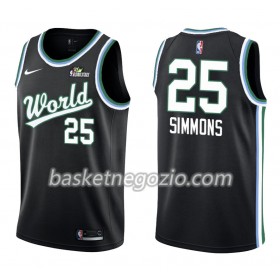 Canotte Uomo Philadelphia 76ers Ben Simmons 25 Nike 2019 Rising Star Swingman